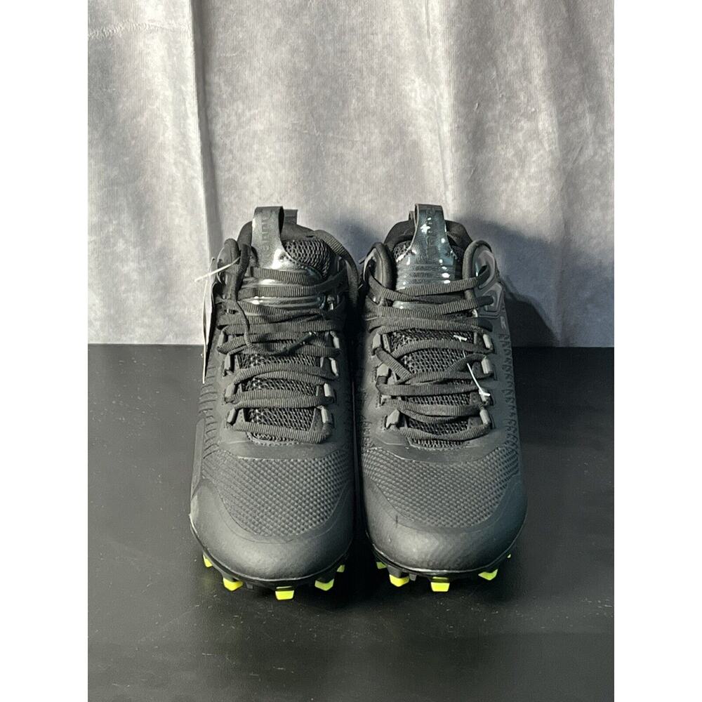Riddell Men's Field Demon Low TPU Football Cleats, Black/Volt sz 12D